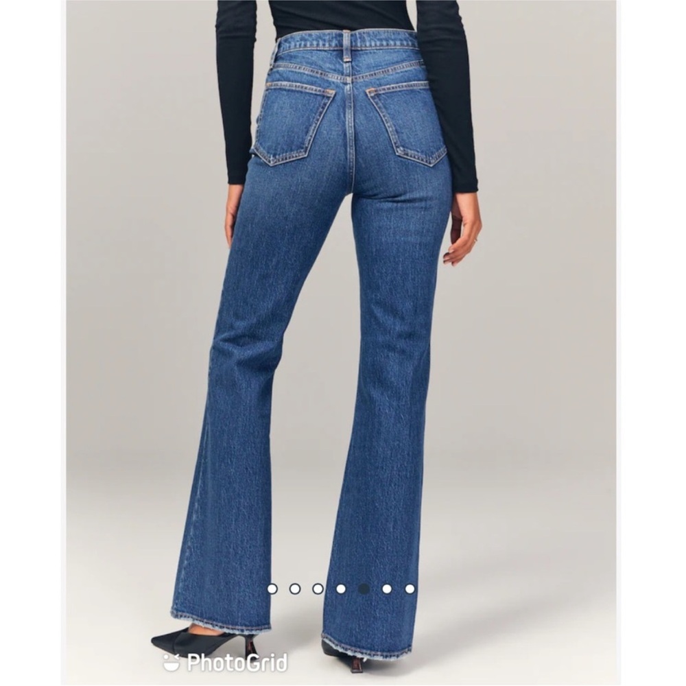 Abercrombie ‘70s Vintage Flare Ultra High Rise - Picture 3 of 7
